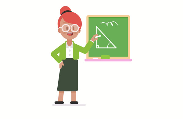 My mom was a teacher in the past, but she doesn’t teach anymore.  Miss Smith is an excellent math instructor!