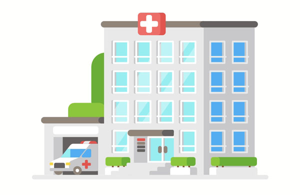 I go to the hospital to get medical tests each year.