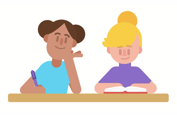 The average time students spend on homework is 2 hours a day.