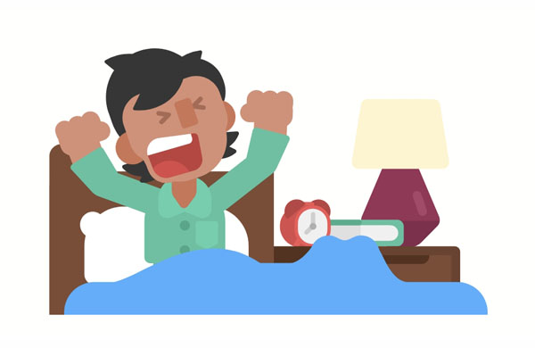 My first class is at 8 a.m., so it’s necessary to wake up early.