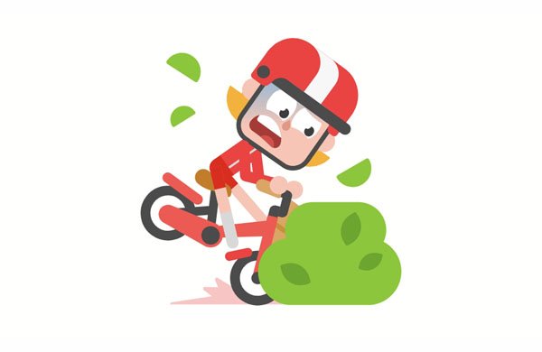 Watch out! You’re going to hit a tree!