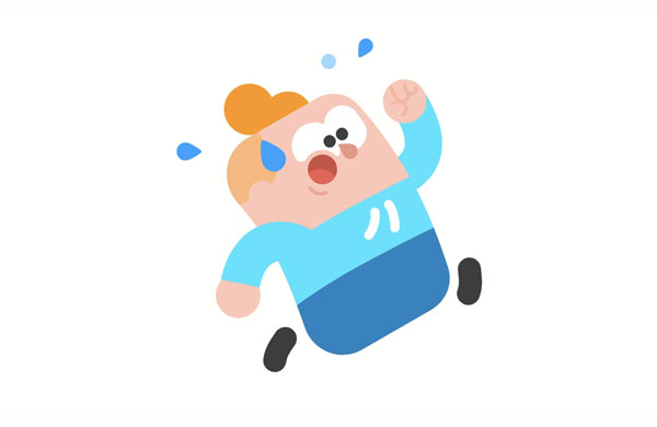 Go, Junior, go! You&rsquo;re almost there! Just a&nbsp;few more meters!