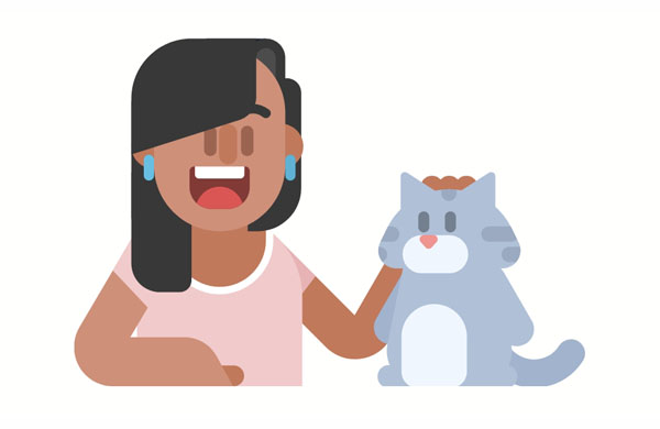 Mia is&nbsp;glad that her missing cat has been found.