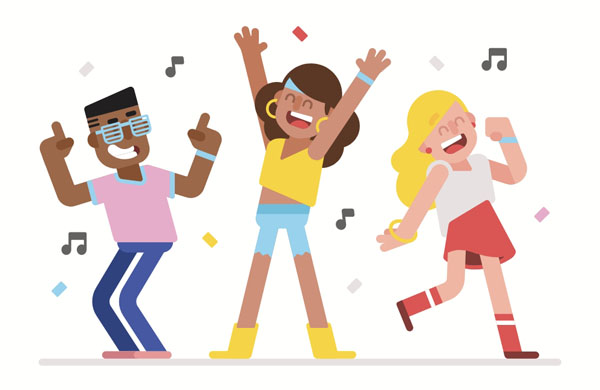 Lisa loves to meet new people and talk with them. She’s very outgoing.  Amy has a very exciting social life. She loves to go out and meet new people.