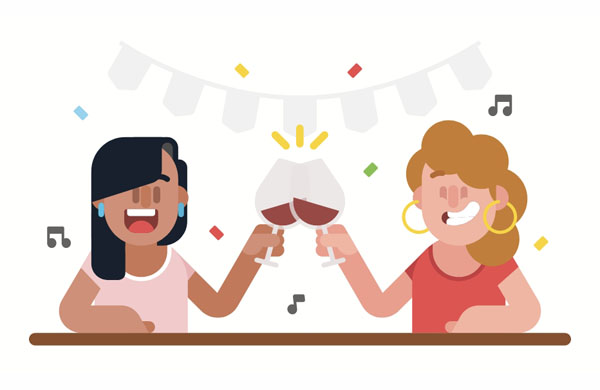 This has been the best day of my life. Let’s celebrate.  Although very few people came to the party, everybody had a great time.