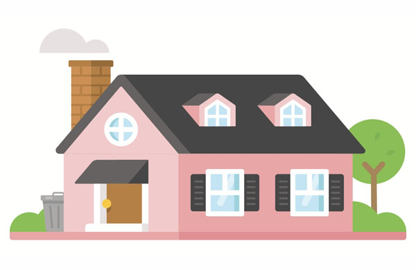 Didn’t the neighbor’s house use to be another color? When did they paint it?