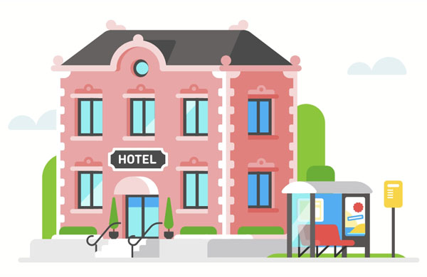 We loved our stay at the hotel near the bus stop.