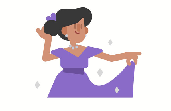 I’m wearing a beautiful outfit for my meeting today!