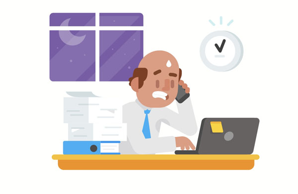 I’m busy now, but I will sign the document later. Can you spell your name slowly please? I can only type on the keyboard with one hand.  I worked as an accountant and spent many late nights at the office.