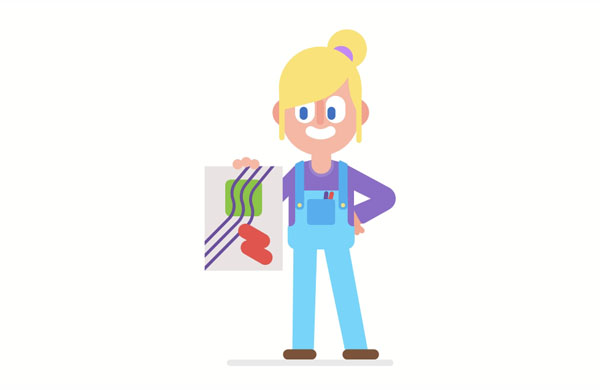 She held a beautiful object in her hands.